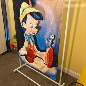 Pinocchio extremely soft plush blanket or tapestry